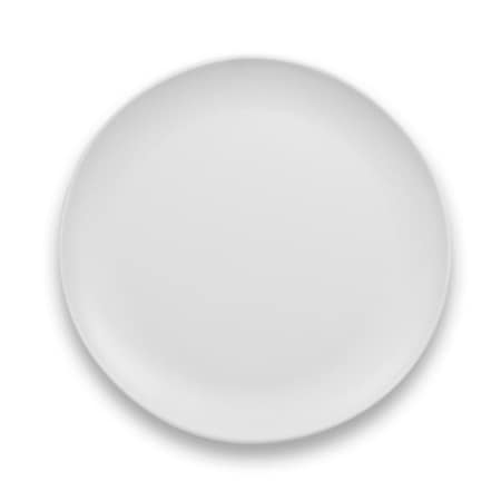 Tarhong Craft Coupe Dinner Plate, Set of 6 - Matte TCC1105MDPW